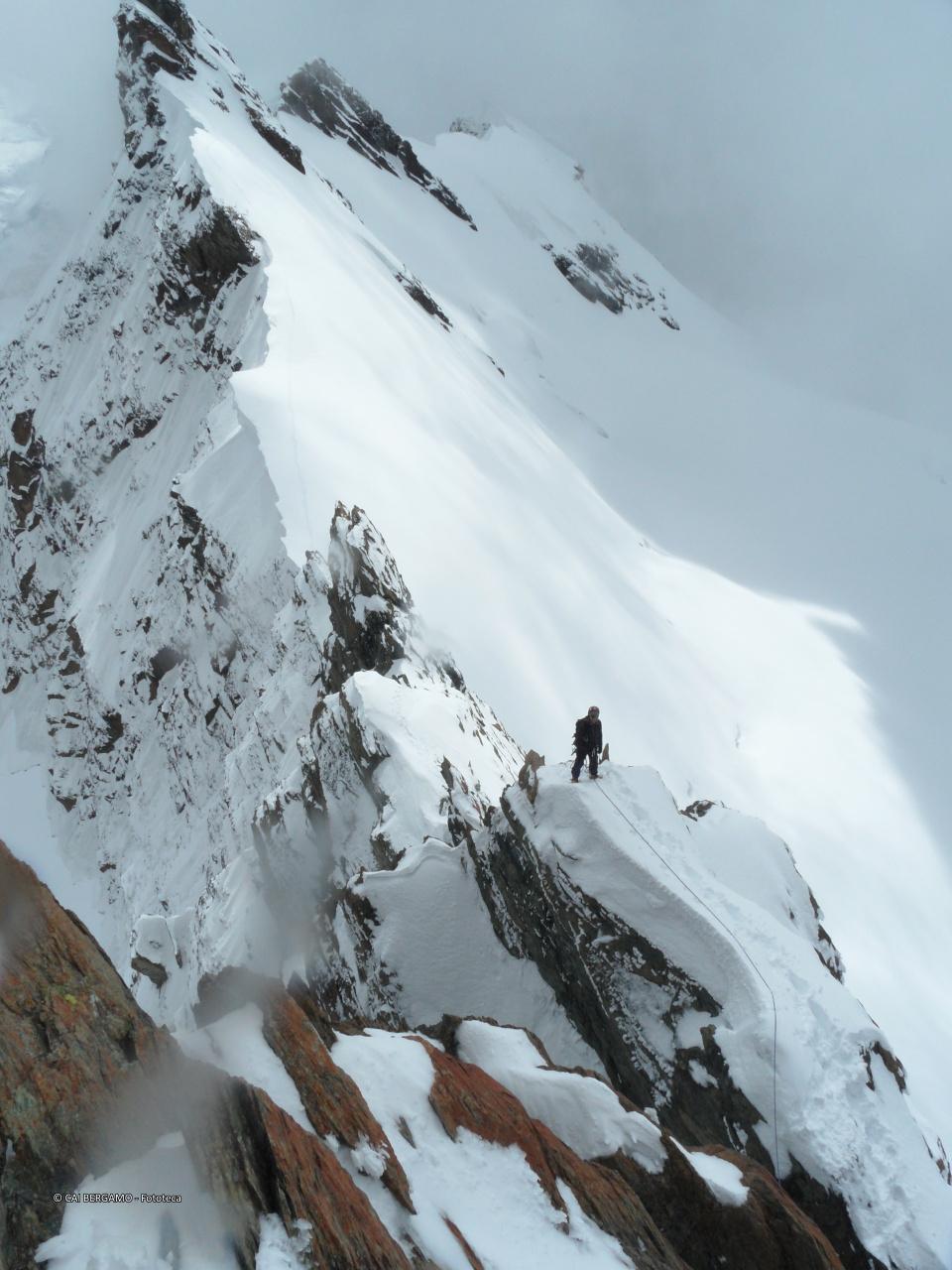 Traversata sul Breithorn - segnalato in "Acqua, Ghiaccio, Neve, Nuvole"