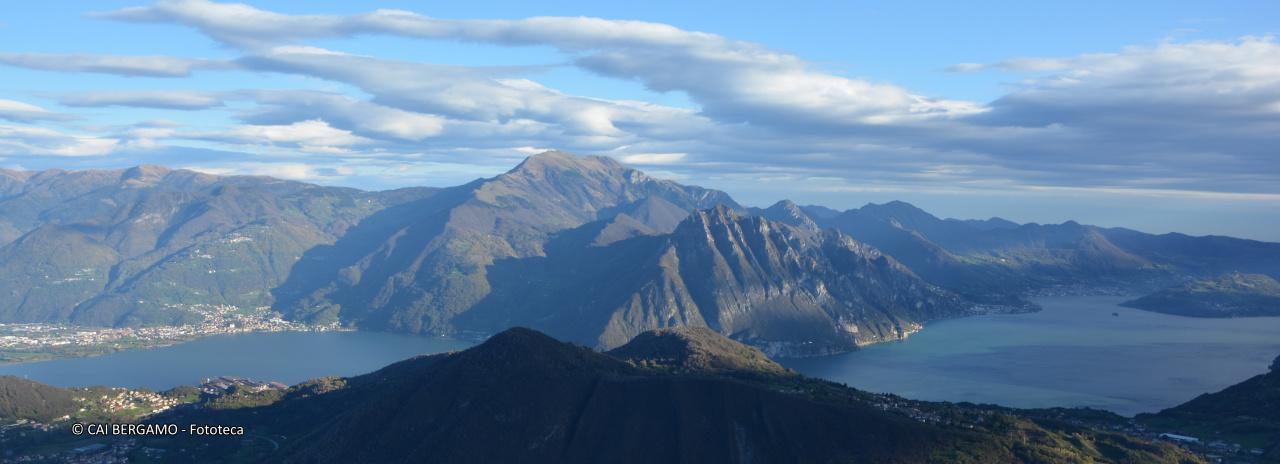 Lago d'Iseo dal monte Grione- segnalato in "Ambienti Montani"
